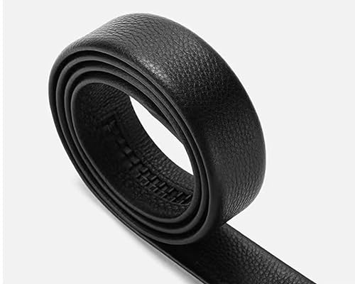 Leather Ratchet Belts for Men Gift Set with Automatic Sliding Buckle, Trim to Fit4