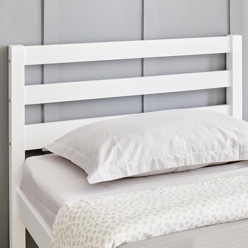 Image of Home Centre | Helios Taylor Sarsar Single Bed | Solid Wood | White