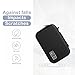 MOSISO Electronic Organizer Travel Case Compatible with MacBook Power Adapter, Compatible with Magic Mouse & Pencil, SD Card, USB Flash Disk with 4 Modular Insert & 2 Cable Tie & Snap Hook, Black