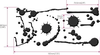 Amazon | Jockomo スプラッター 血飛沫 Bloody SET ギターやベースに