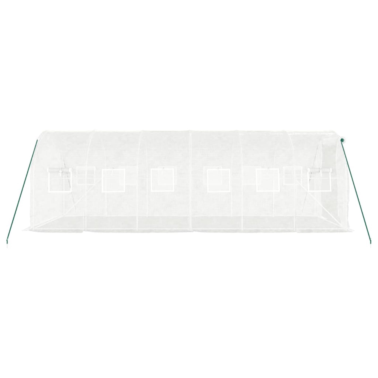 Gecheer Invernadero Espacioso de Alta Resistencia con Estructura de Acero y Cubierta de PE - Ideal para Jardinería y Protección de Plantas
