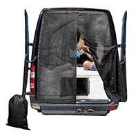 JOJOCY Magnetisches Fliegengitter Van Insektennetz für Mercedes Sprinter (mittleres/hohes Dach), Renault Master VW Crafter (hohes/super hohes Dach), Ford Transit, Wohnmobil (hintere 210 x 150cm)
