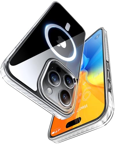 Coque transparente iPhone 6,1" compatible MagSafe anti-jaunissement