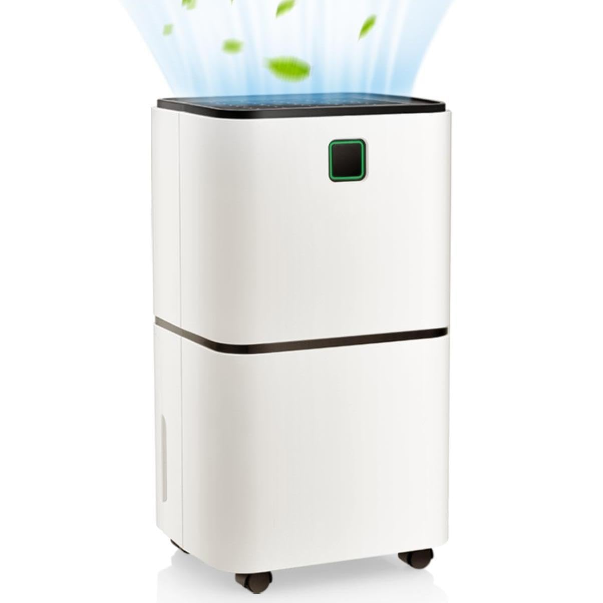 TANGZON 12L/Day Dehumidifier, 3 Modes Low Noise Dehumidifiers with Digital Humidity Display, Continuous Drainage, Laundry Drying, Sleep Mode, Child Lock & Timer, for Damp Mould Condensation(12H Timer) โ image 1