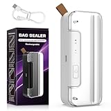 Ultralent Mini Folienschweißgerät, Bag Sealer 2-in-1 mit Cutter, Magnetfuß &...