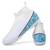 Indoor Soccer Shoes Mens Soccer Cleats Women Turf Soccer Shoes Men Tacos De Futbol Para Hombre Football Cleats For Big Boy Zapatos De Futbol Para Hombres Futbol Futsal Shoes High Top Football Boots TF