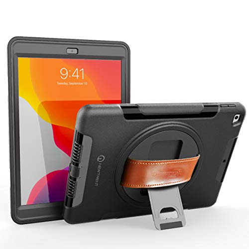 New Trent iPad 7th Generation case, iPad 10.2 Case, Rugged Kickstand Full Body