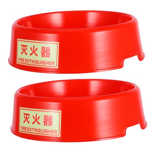 HOLIDYOYO Base Del Extintor De Incendios Soporte De Plástico Fluorescente Soporte Para Suelo Para Autocaravana o Uso Industrial