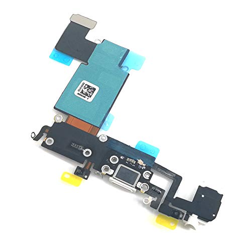 E-REPAIR Charging Port Headphone Jack Flex Cable Replacement for iPhone 6S Plus (5.5'') - White