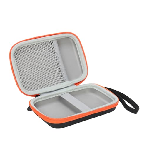 Rebellious Funda protectora resistente al agua para disco duro externo de 4 5 para uso diario, bolsa de almacenamiento de discos duros de PU a prueba de golpes