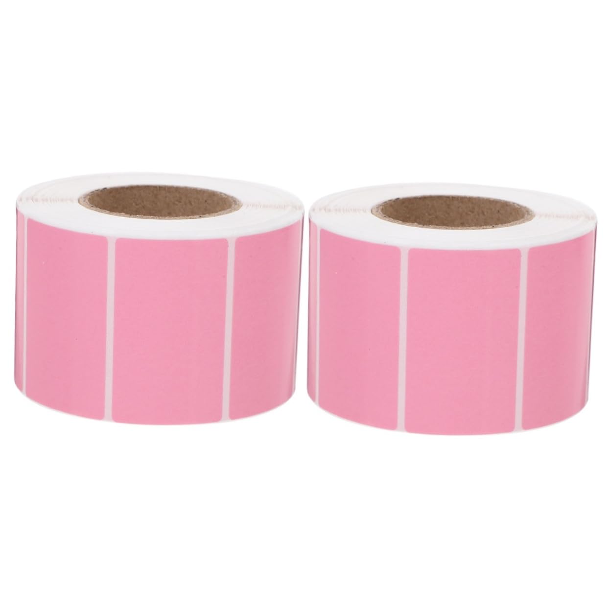 Tofficu 2 Rollen Namensetiketten Aufkleber namensaufkleber aufkleberpapier Haftetiketten adressenaufkleber Paketetikett thermisch bedruckte Etiketten aus Express-Etikett Klebeetikett Rosa