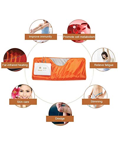 De verre infrarode deken van het gewichtsverlies Persoonlijke spa fitness deken 2 zone afslanken elektrische deken… - Image 8