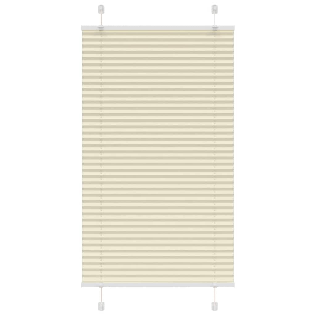 Pleated Blind Cream 80x100 cm Fabric Width 79.4 cm Polyester