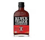Rufus Teague Blazin' Hot BBQ Sauce (432 g) - sehr scharfe Barbecue Sauce aus Kansas City - glutenfrei & Non-GMO