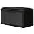 GUNJI 100 Gallon Resin Deck Box with Cushion,Outdoor Weatherproof Large Storage Box,Lockable Storage Container for Patio Furniture,Garden Tools,Pool Supplies (Black)