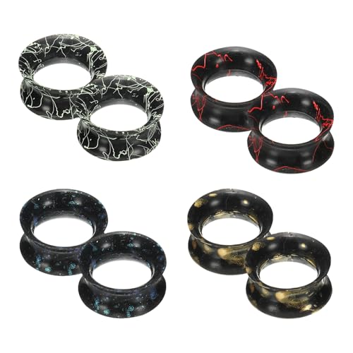 uxcell �V���R���C���[�Q�[�W �t���L�V�u���C���[�g���l���v���O �_�u���t���A�C�������O�X�g���b�`���[�G�L�X�p���_�[, 5/8" (16mm), �V���R�[��, �V���R���B