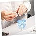 Beaupretty Crystal Glass Nail Cup Lid Dappen Dish for Nail Art Manicure Care for Mixing Liquids Suitable for Professionals and Beginners Blue Design
