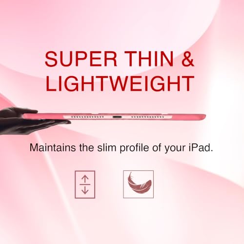 Image of MOCA Case for 10.2 inch iPad 9th 8th 7th Gen 10.2 inch iPads 2021 2020 2019 Launch A2603 A2604 A2605 A2270 A2428 A2429 A2430 A2197 A2198 A2200 Flip Cover (Water Melon, 10.2 inch iPad 9th 8th 7th Gen)