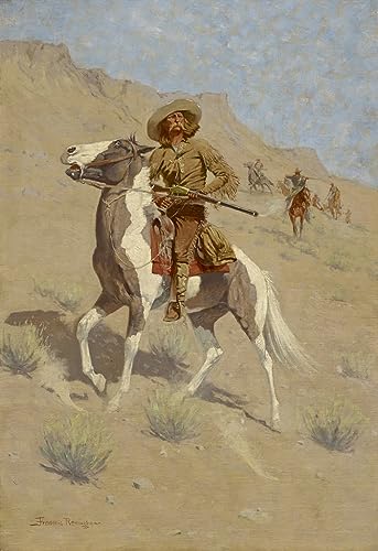 Impression d'art le scout de Frederic Remington, superbe finition pour décoration murale