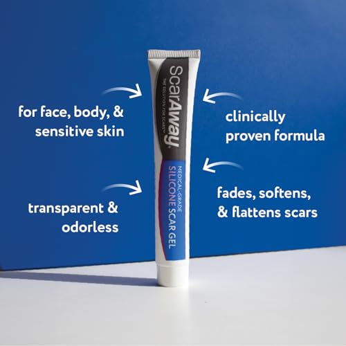 image for ScarAway Silicone Scar Gel, Helps Improve Size, Color & Texture of Hyp