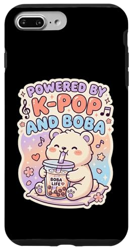 K-POP�ƃ{�o�̂��킢���N�}�̈��ݕ��B �X�}�z�P�[�X iPhone 7 Plus/8 Plus �p