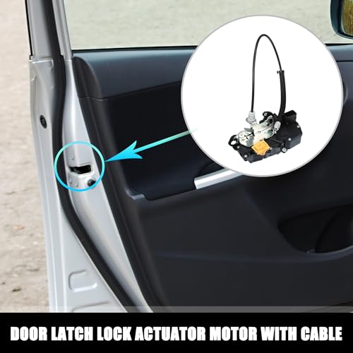 Image of uxcell Front Left Side Power Door Lock Actuator Motor with Cable for Cadillac CTS 2009-2014 No.22862244