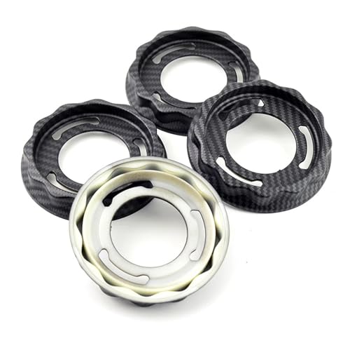 Enjoliveurs roue RS RC RSII 101mm jantes hexagonales 09.24.383 noirs