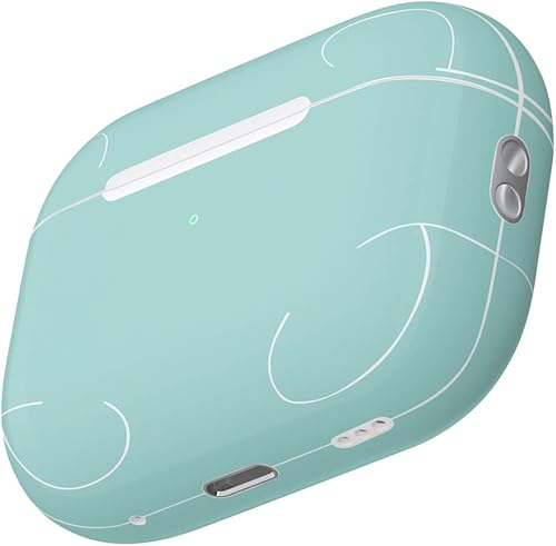 Miniatura 3 de MightySkins Skin compatible con Apple AirPods Pro 2, espuma de mar sólida, funda de vinilo protectora, duradera y única, fácil de aplicar, quitar y