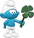 Schleich- Schtroumpf avec Trèfle Smurfs Figurine, 20797, Bleu