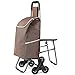 Carrelli per la Spesa con Sedile, Carrello per la Spesa da Viaggio Pieghevole per Salire Le Scale Leggero, Carrello per la Spesa (5)