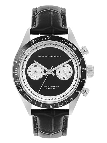 French Connnection Analog Black Dial Mens Watch-FCP37BL-S (B0CF2G8YJD) Amazon Price History, Amazon Price Tracker
