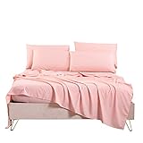 Bedlifes King Sheet Set- Cooling Sheets-Ultra Soft-Silky-Breathable-Deep Pocket- 1800 Series Bedding