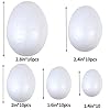 DIYASY 50 Pcs Foam Eggs,3.5-7cm White Foam Eggs Shape Smooth Mixed Craft Making Egg for DIY and Easter Decoration #1