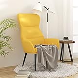 Porté par un cadre en métal, ce fauteuil de salon est robuste et stable