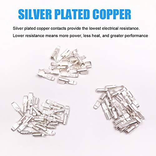 Bulvack 96 Pcs 15/30/45 Amp Power Connectors Assortment Kit, Quick Disconnect Battery Connector Modular Terminals Connectors, Awg10-20 #TOP3