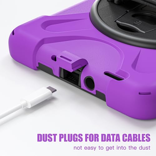 Coque de protection robuste Samsung Galaxy Tab Active5 SM-X300 violette