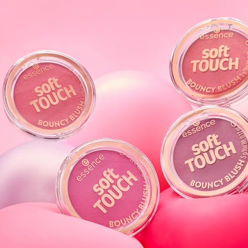 essence | Soft Touch Bouncy Blush | Lightweight, Buildable Cream to Powder Blush | Long-Lasting Natural Flush | Vegan & Cruelty-Free Makeup (10 Antique Bloom)