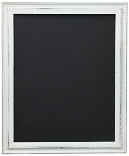Darice David Tutera White Wash Chalkboard Frame,Medium