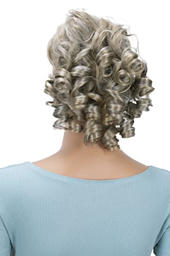 CAISHA Hairpiece Scrunchy Updo Bridal Hairstyles Voluminous Curly Messy Bun Blond With Highlights G35L - Image 2