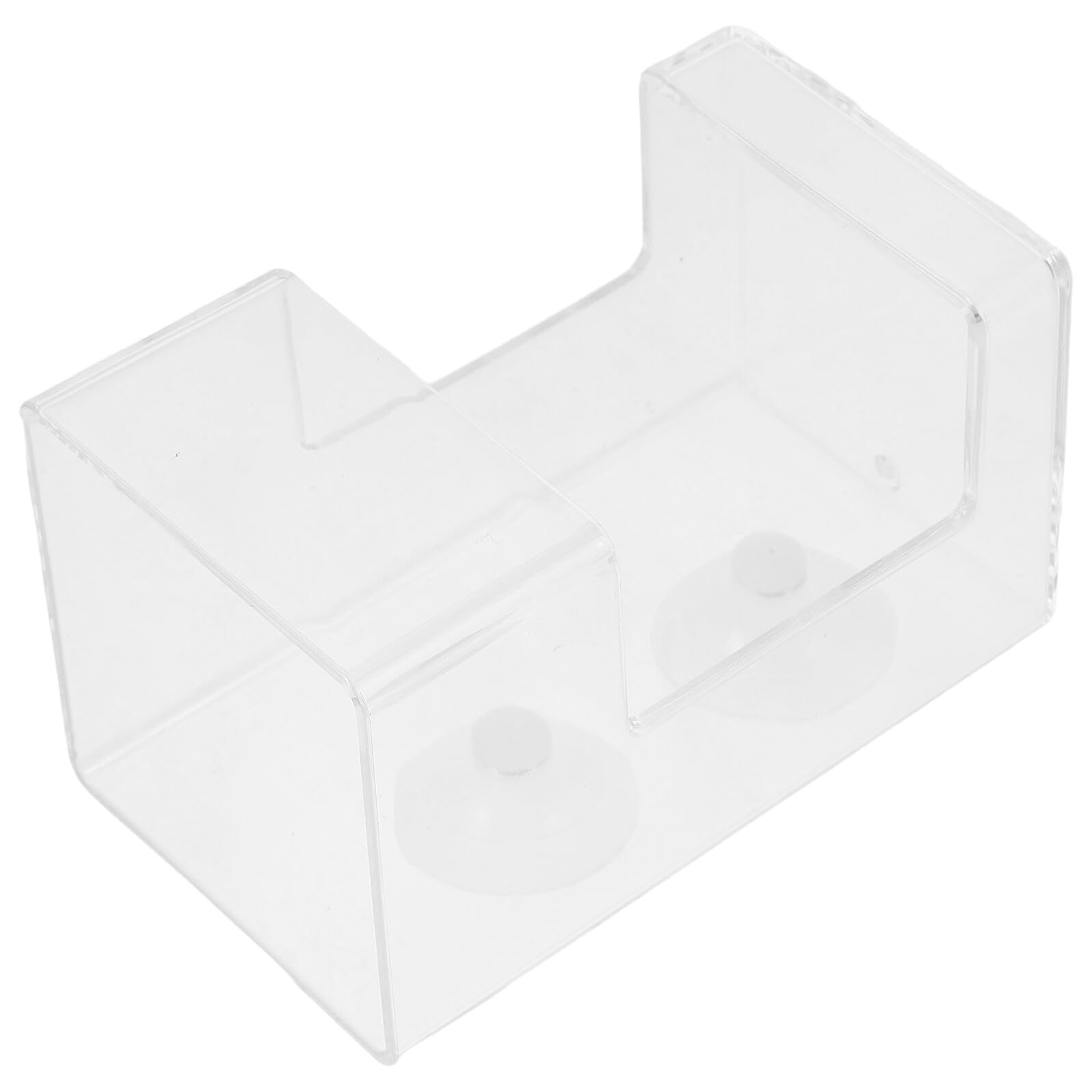 minkissy Acrylic Aquarium Fish Feeder Dish with Suction Cup Sinking Anti-Scatter Feeding Tube for Fish Tank Shrimp Station