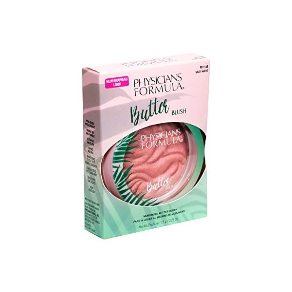 Physicians-Formula-Murumuru-Butter-Blush-Saucy-Mauve-024-Ounce Physicians Formula Murumuru Butter Blush Makeup Powder, Saucy Mauve, Dermatologist Approved, Vegan