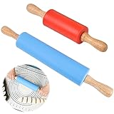 ✅ 【Superficie antiadherente】: Superficie lisa y antiadherente, sucia e inodoro, hace que cocinar sea fácil y divertido. No se requiere harina adicional, o muy poca, para extender la masa y lograr fácilmente un grosor uniforme.