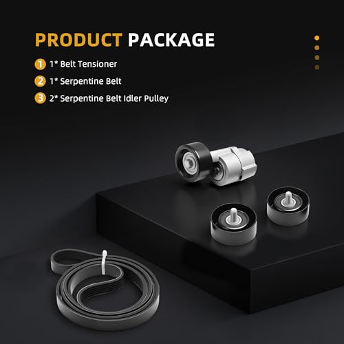 Image of Serpentine Belt Tensioner Idler Pulley Kit #39071 36307 | for Hyundai Sonata, for Kia Forte /Rondo /Optima 2006-2010 2.0L /2.4L