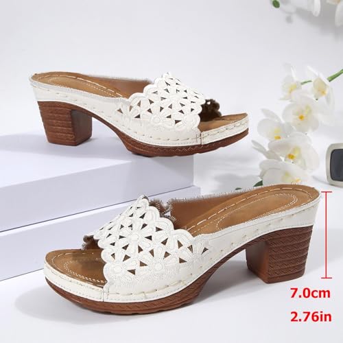 Pantoufles à talons hauts confortables pour marcher sans douleur - 6
