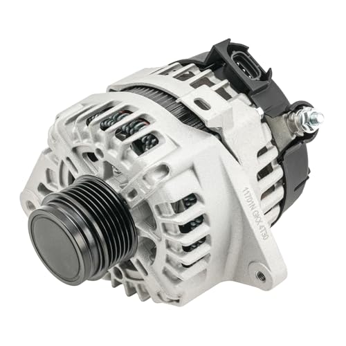 Image of PHILTOP New Alternator 11701N Compatible with Hyundai 2014-2016 Elantra | 150Amp Alternator Fit for Hyundai 2014 2015 2016 Elantra 1.8L, 150 Amp 12V SC6 CW IR /IF OE 11701N 37300-2E800 2619086