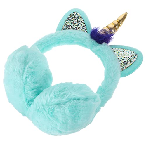 Orejeras de unicornio ajustables de peluche LIFKOME para proteger del frío en invierno