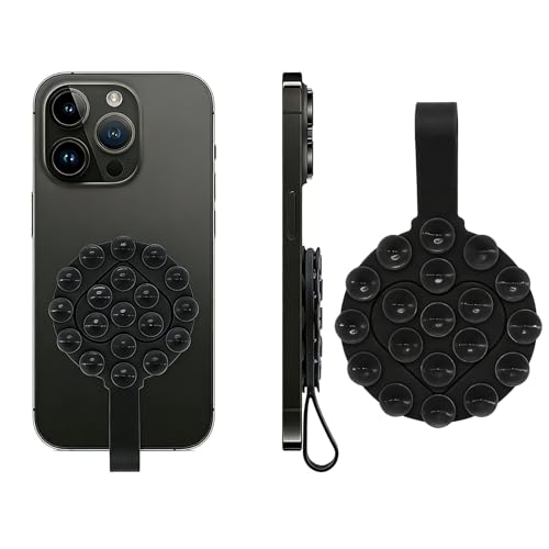 Yatrosynth Ventosa Movil, Soporte de Teléfono Móvil con Ventosa de Silicona, Soportes de teléfonos móviles Antideslizantes para Selfies y Videos