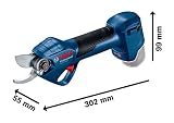 Bosch Professional system 12V: akumulatorowy sekator Pro Pruner (maks. głębokość cięcia w drewnie (gałęzie drzew) 25 mm)