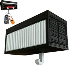 Car Garage Key Holder, Key Hook, Wall Mounted, Key/Hat/Towel Hanger, Storage, With Opening Door, 3D Printed Key Holder, Interior, Fun, Entrance Decoration, Wall Storage, 3M Adhesive, Easy Installation