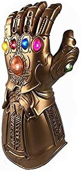 Avengers Infinity War Thanos Infinity Gauntlet LED Light PVC Gloves for Xmas Props